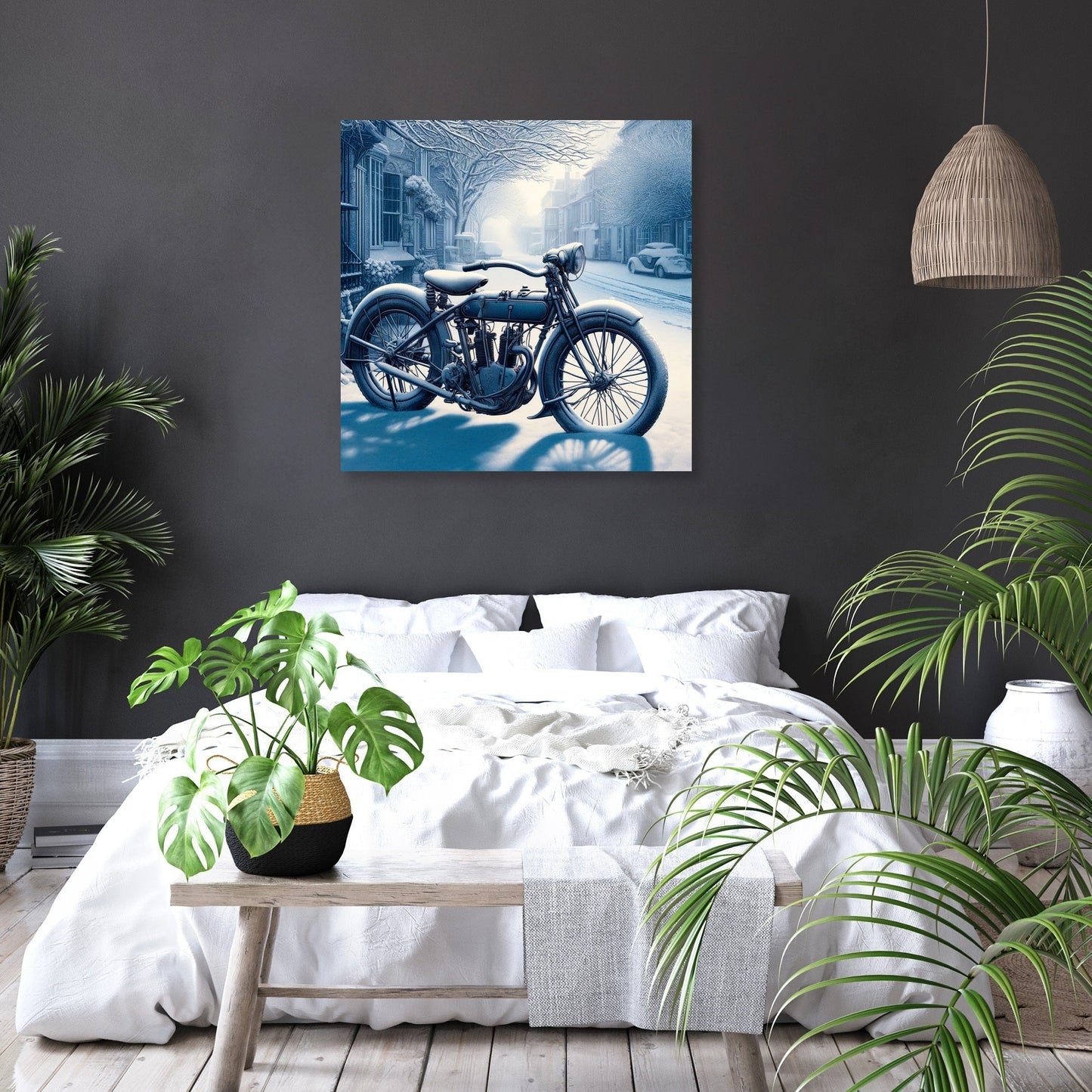 Winter's Pause Canvas
