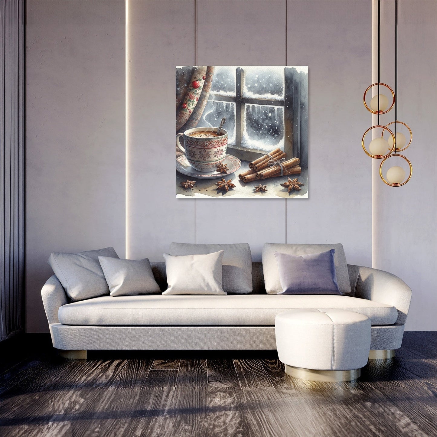Solitary Winter Reflections Canvas