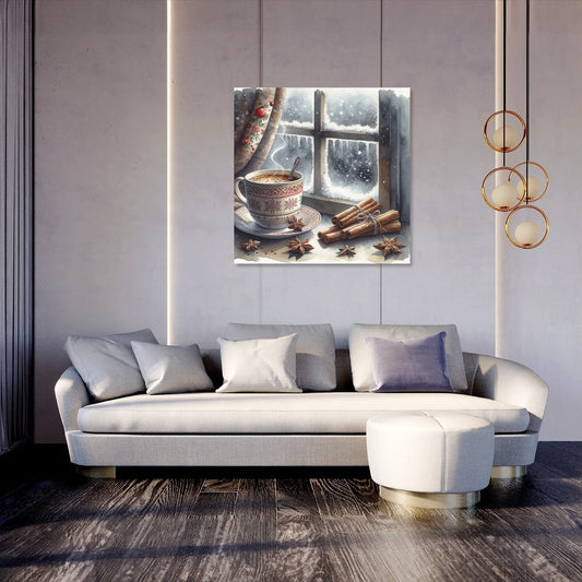 Solitary Winter Reflections Canvas
