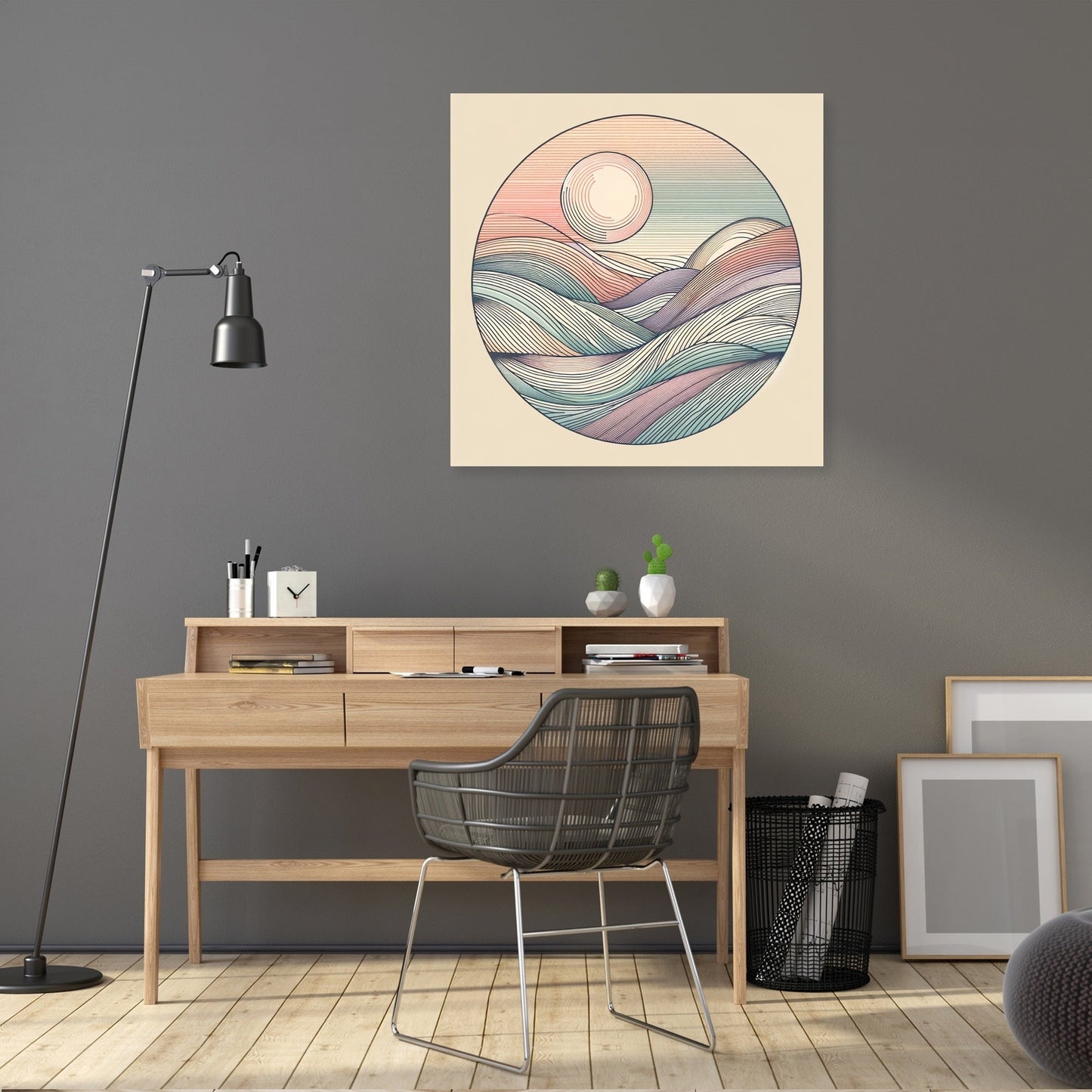 Pastel Serenity Canvas