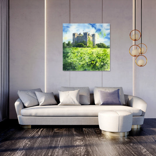 Irish Castle Spring Canvas