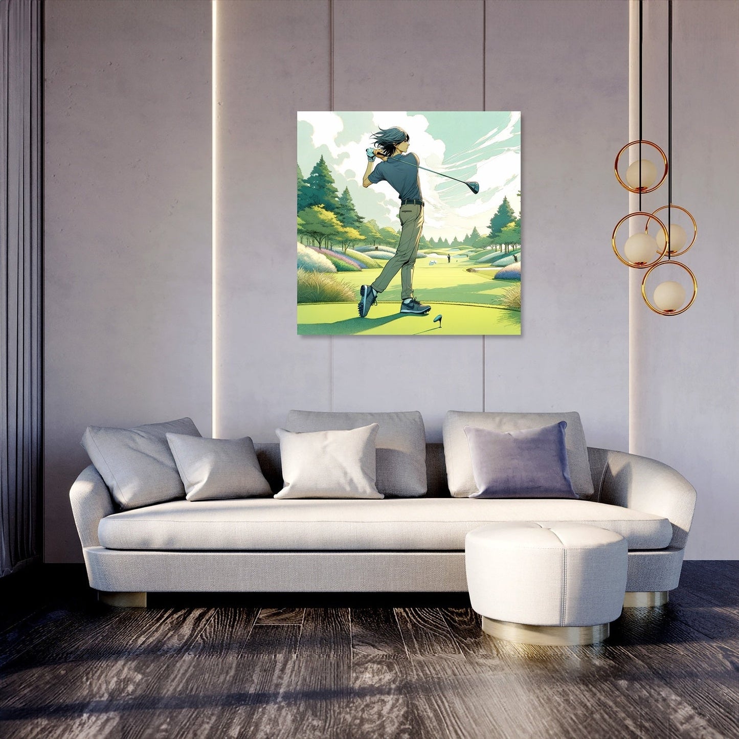 Serene Swing Canvas