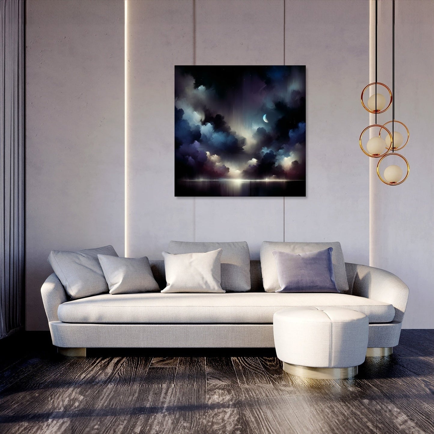 Nocturnal Contemplation Canvas