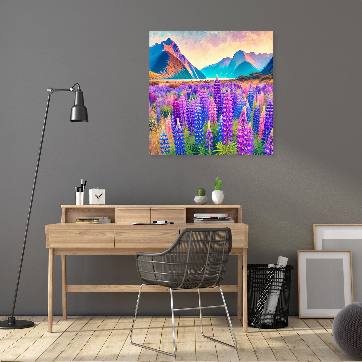 Lupin Fields Canvas