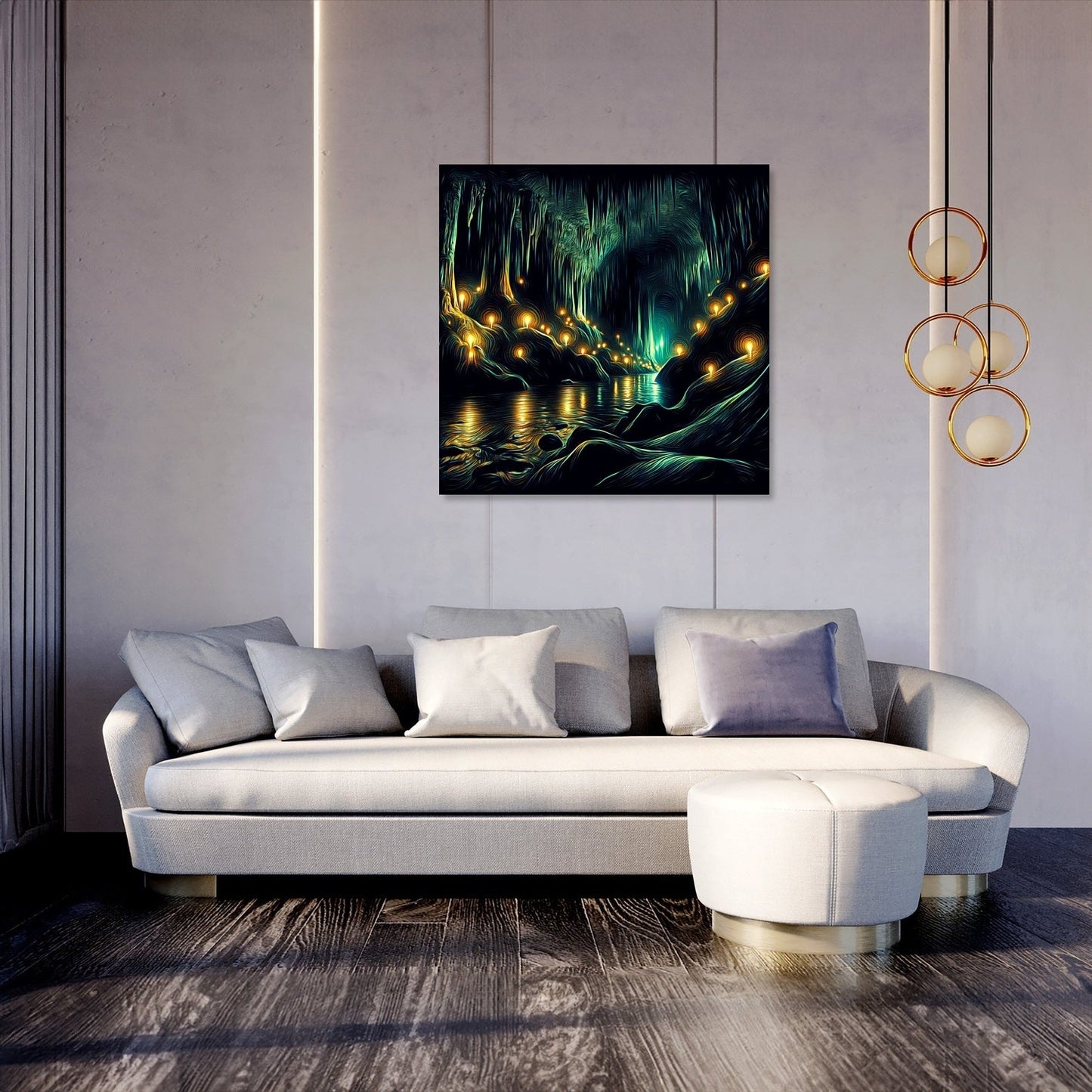 Luminous Cavern Canvas