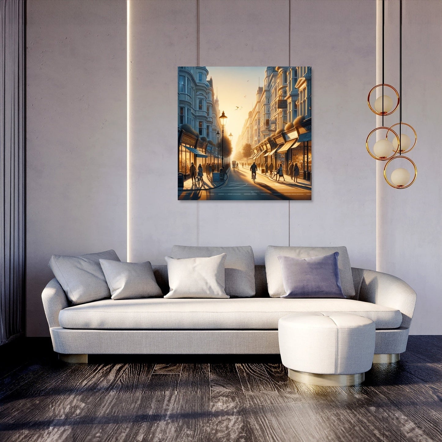 Bristol's Park Street Morning Glow Canvas