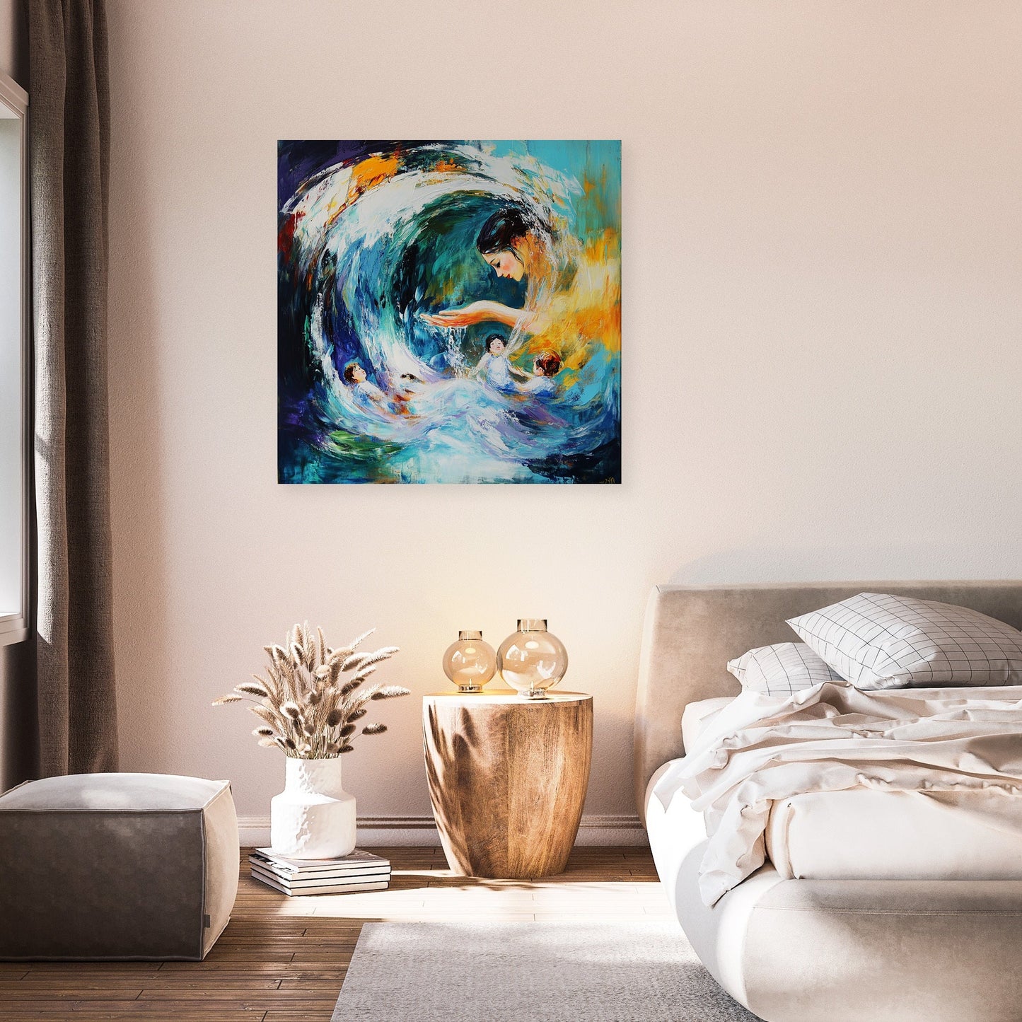 Oceanic Motherhood Canvas