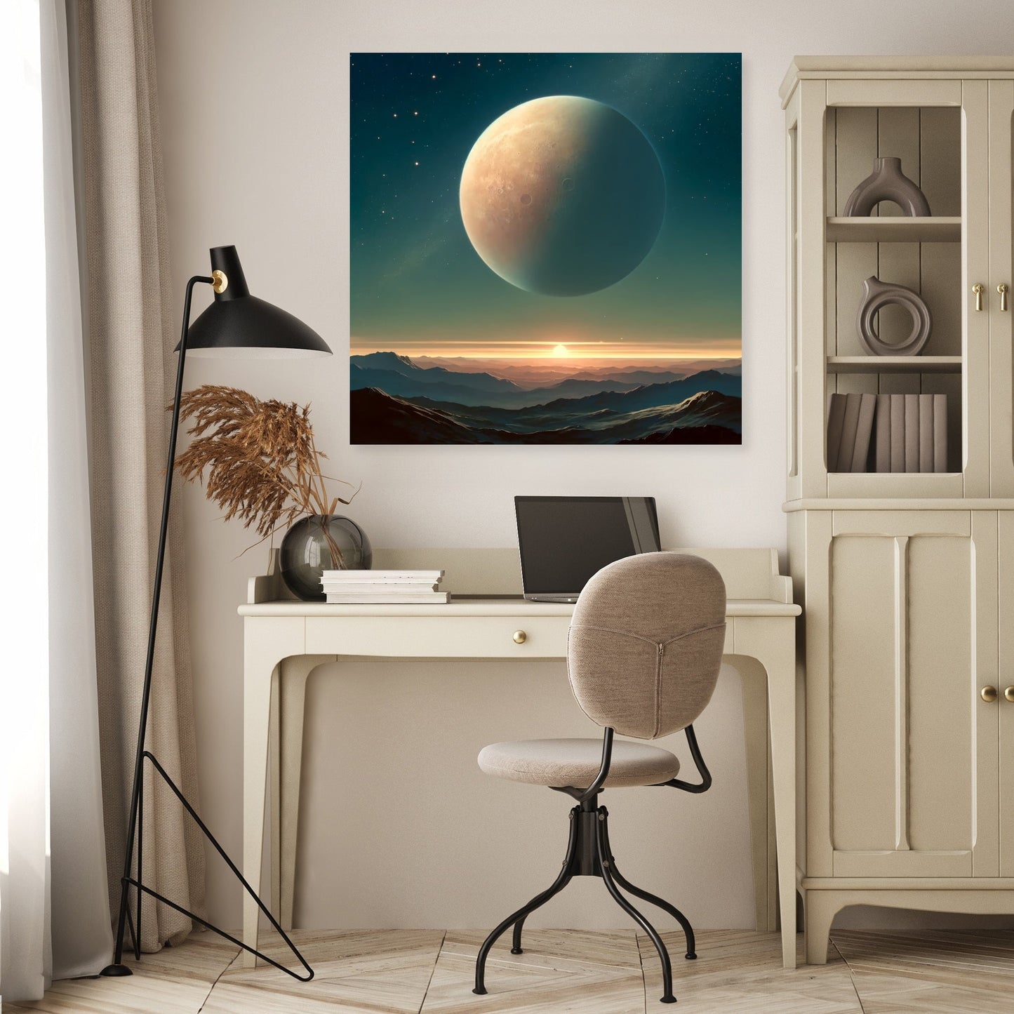 Celestial Horizons Canvas