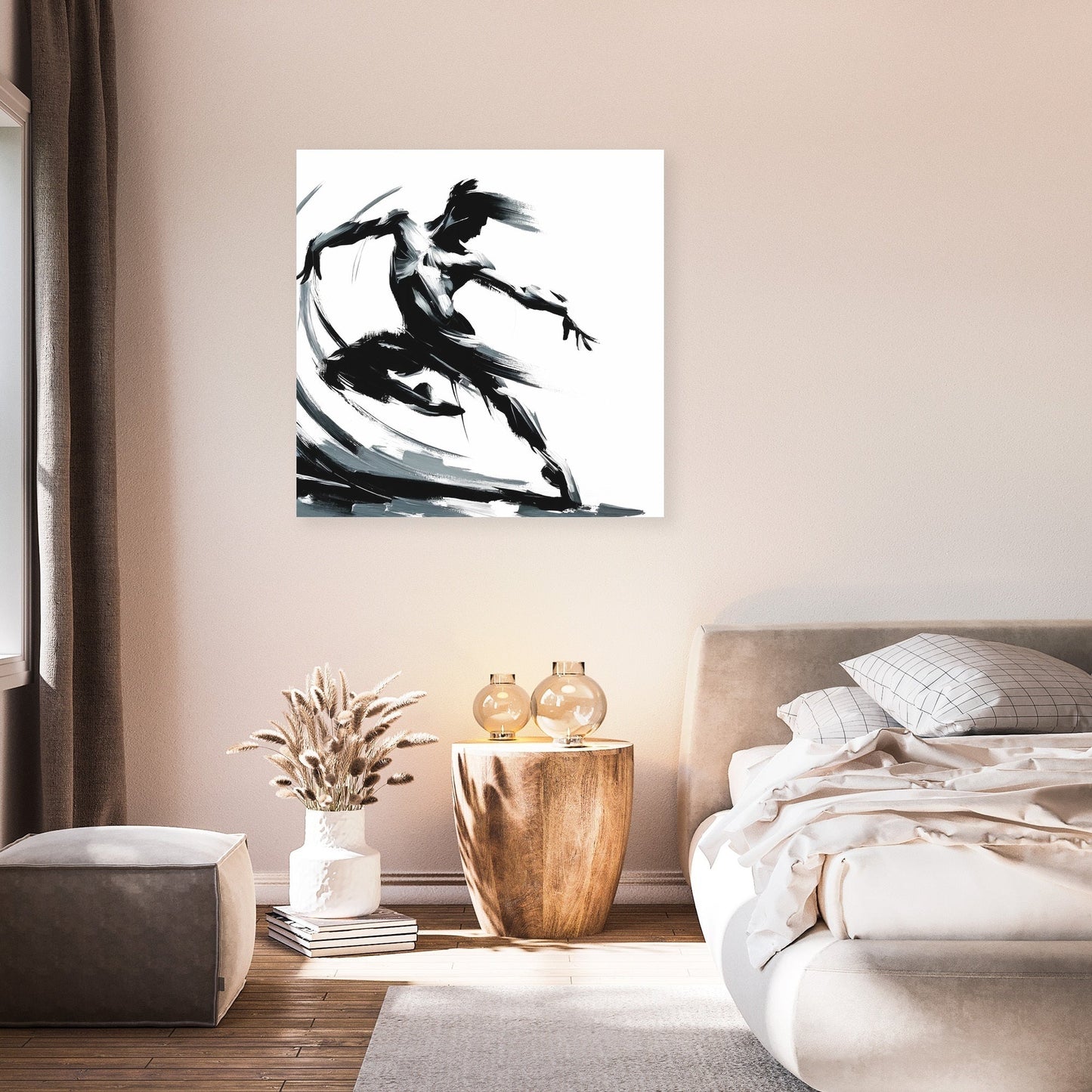 Energetic Silhouette Canvas