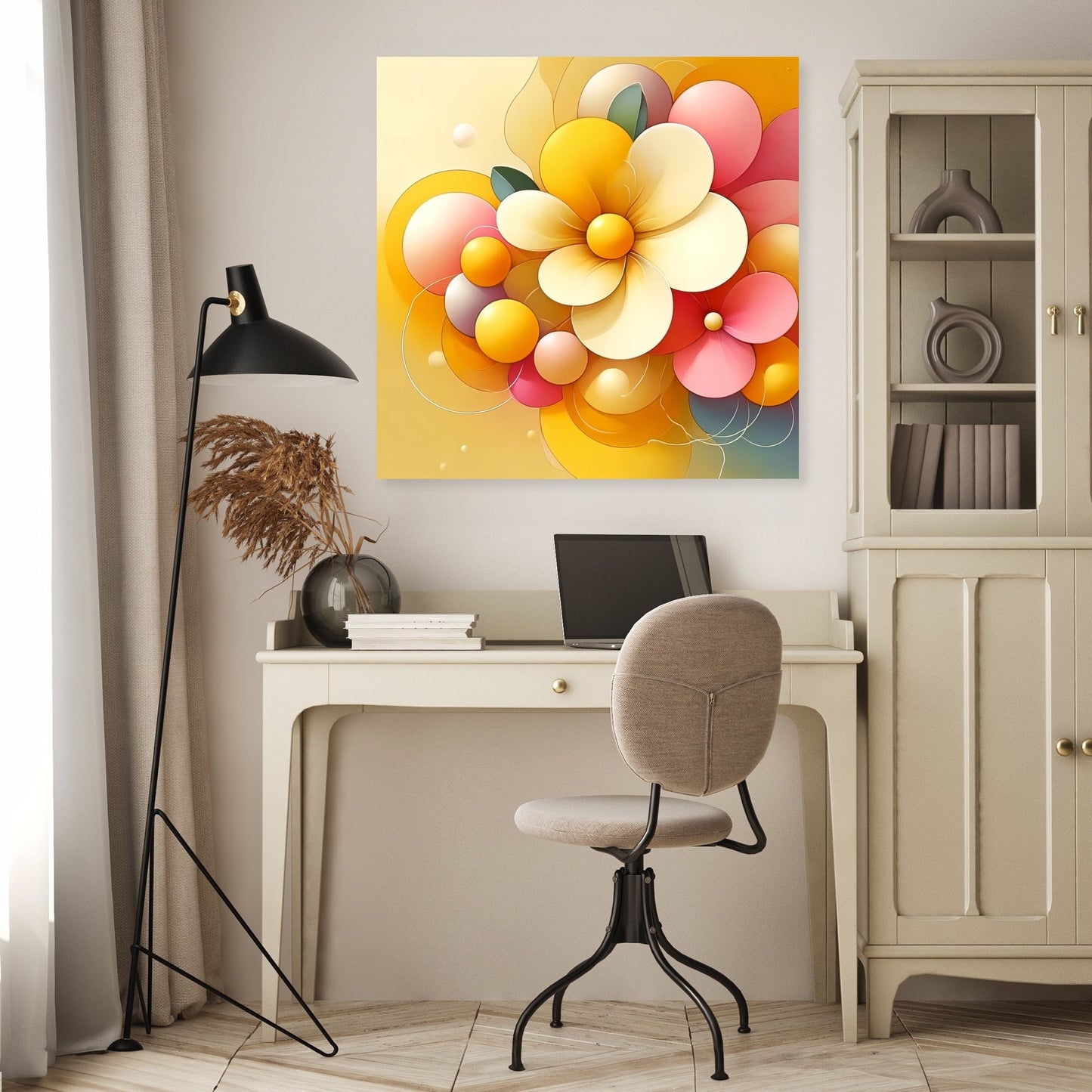 Happiness Bloomed Canvas