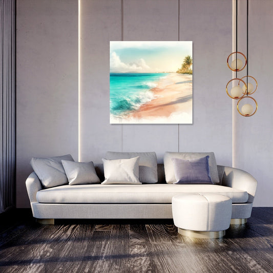 Idyllic Beach Canvas