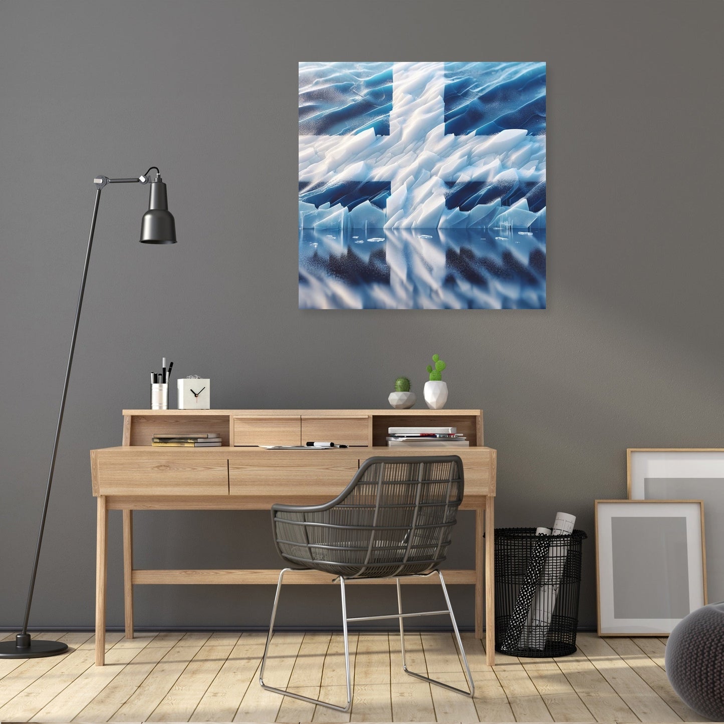 Nordic Reflection Canvas