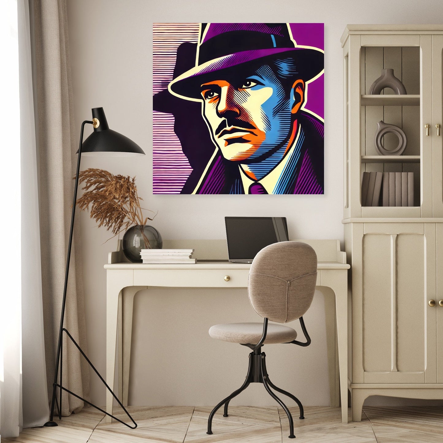 Noir Gaze Canvas