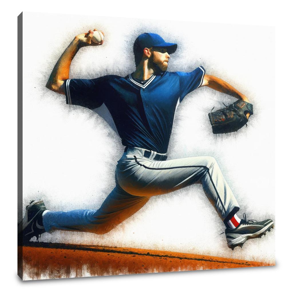 Pitcher's Moment Canvas
