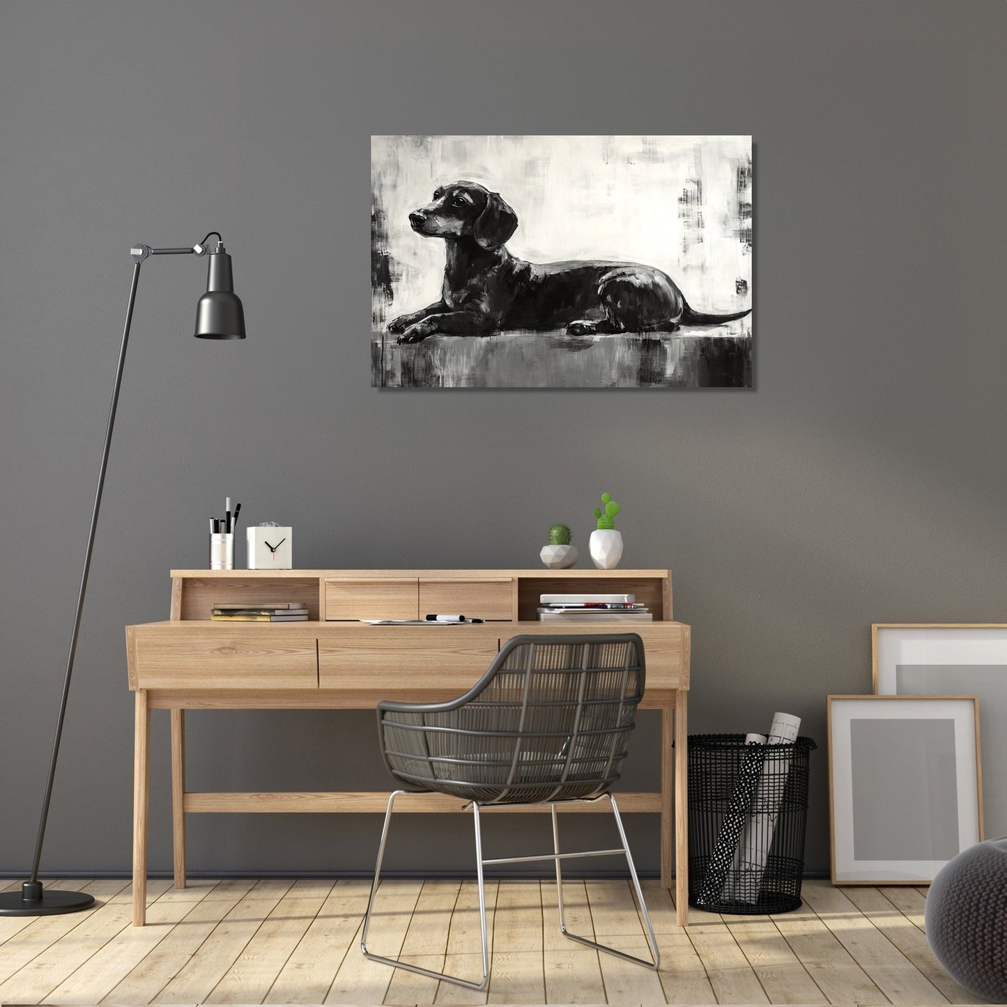 Dappled Dachshund Canvas