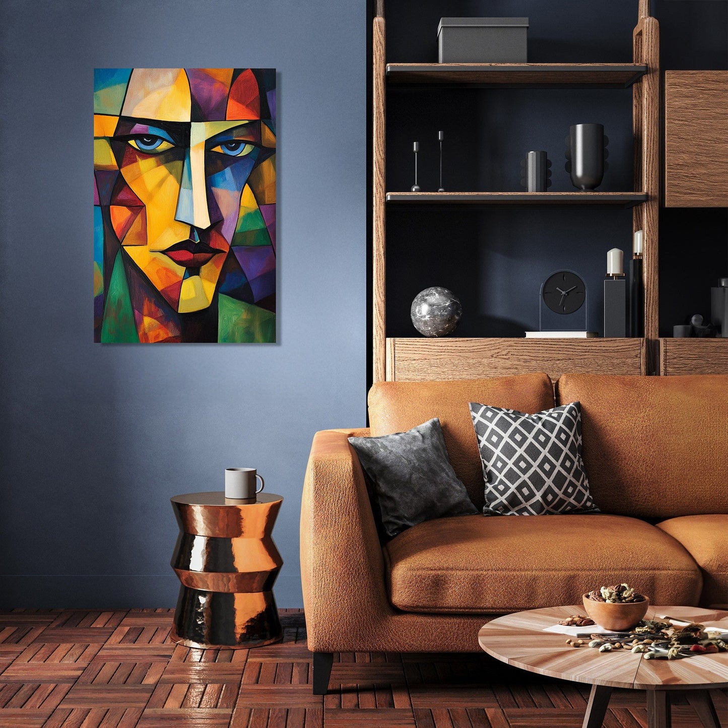 Cubist Rhythm Canvas