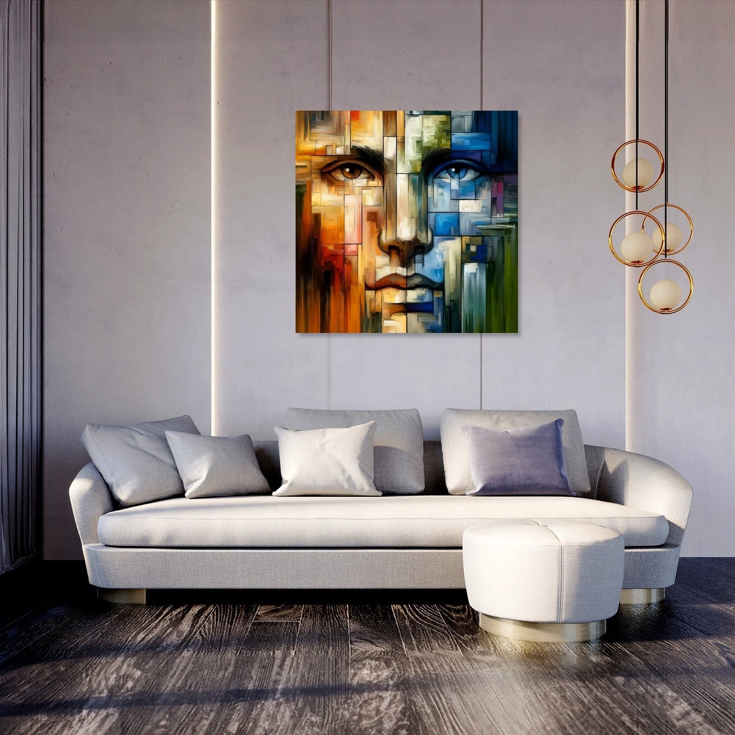 Emotional Mosaic Canvas
