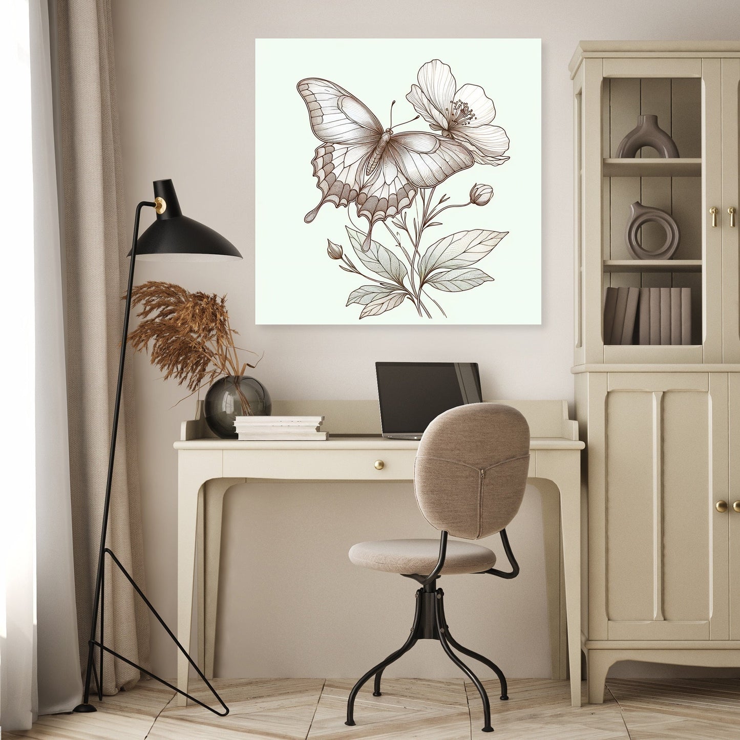 Butterfly Elegance Canvas
