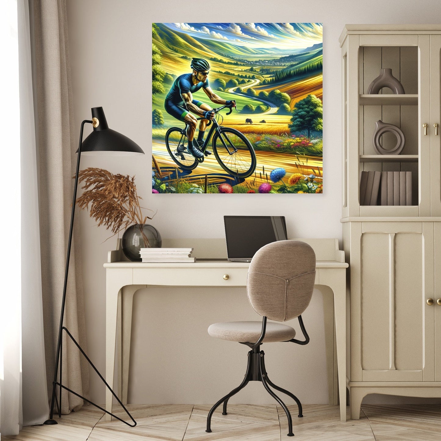 Cyclist's Thrill Canvas