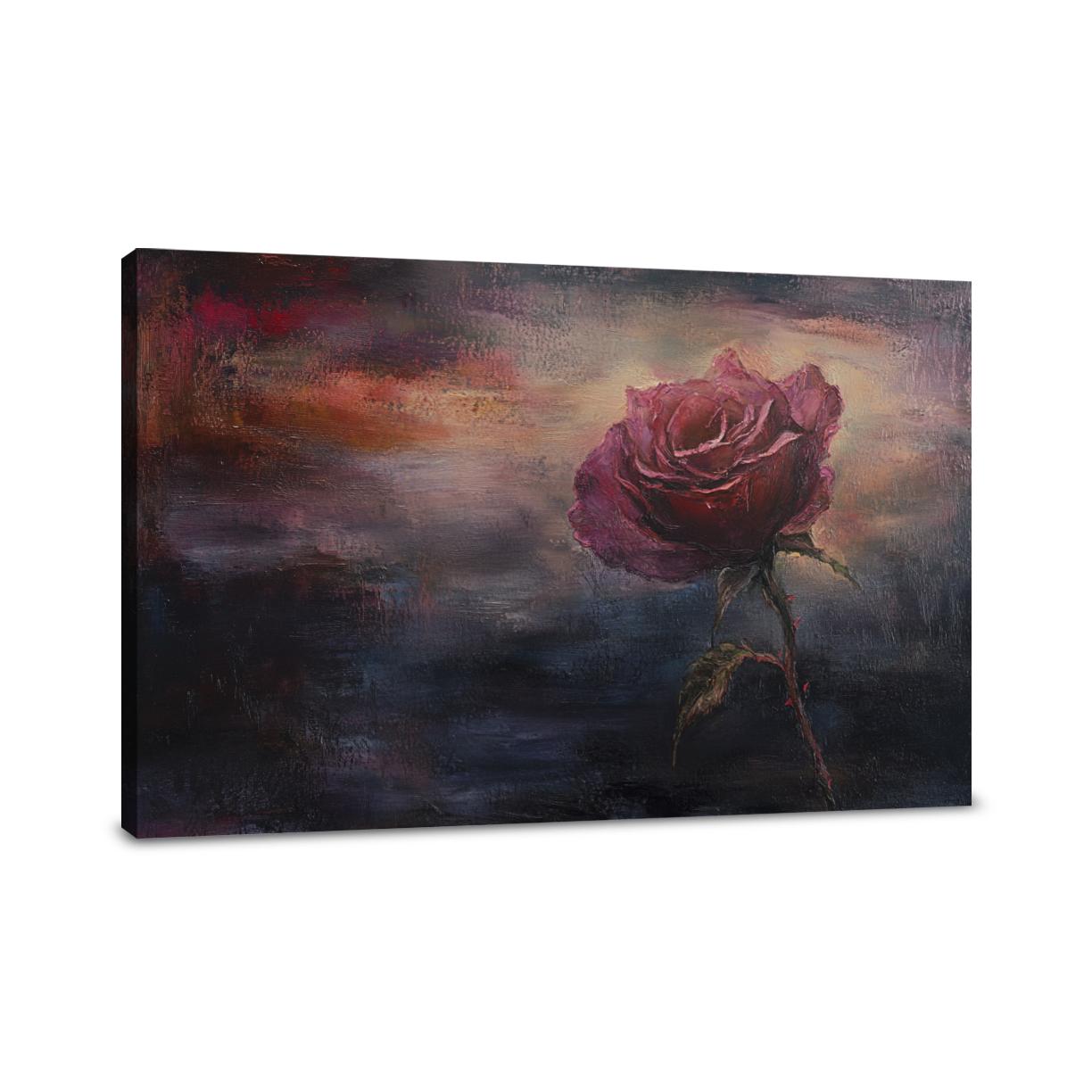 Twilight Rose Canvas