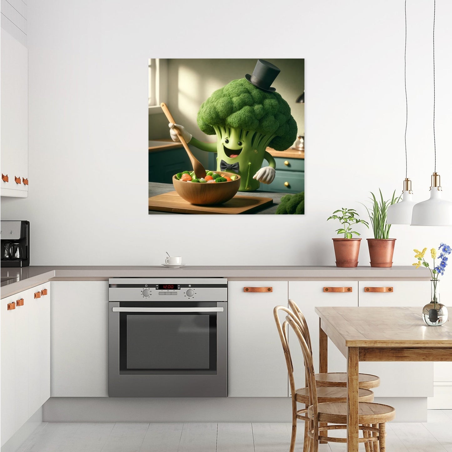 Gourmet Broccoli Stir Canvas