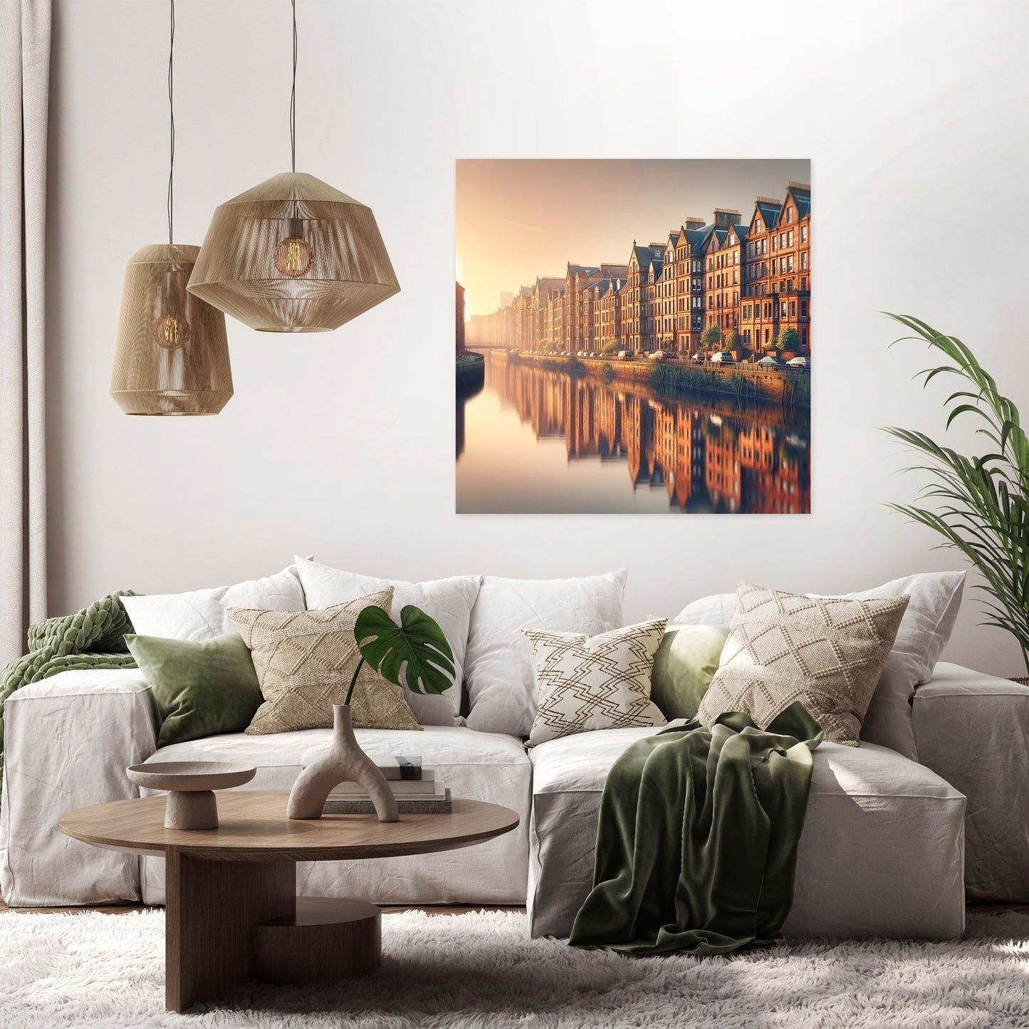 Sunset Serenity Glasgow Canvas