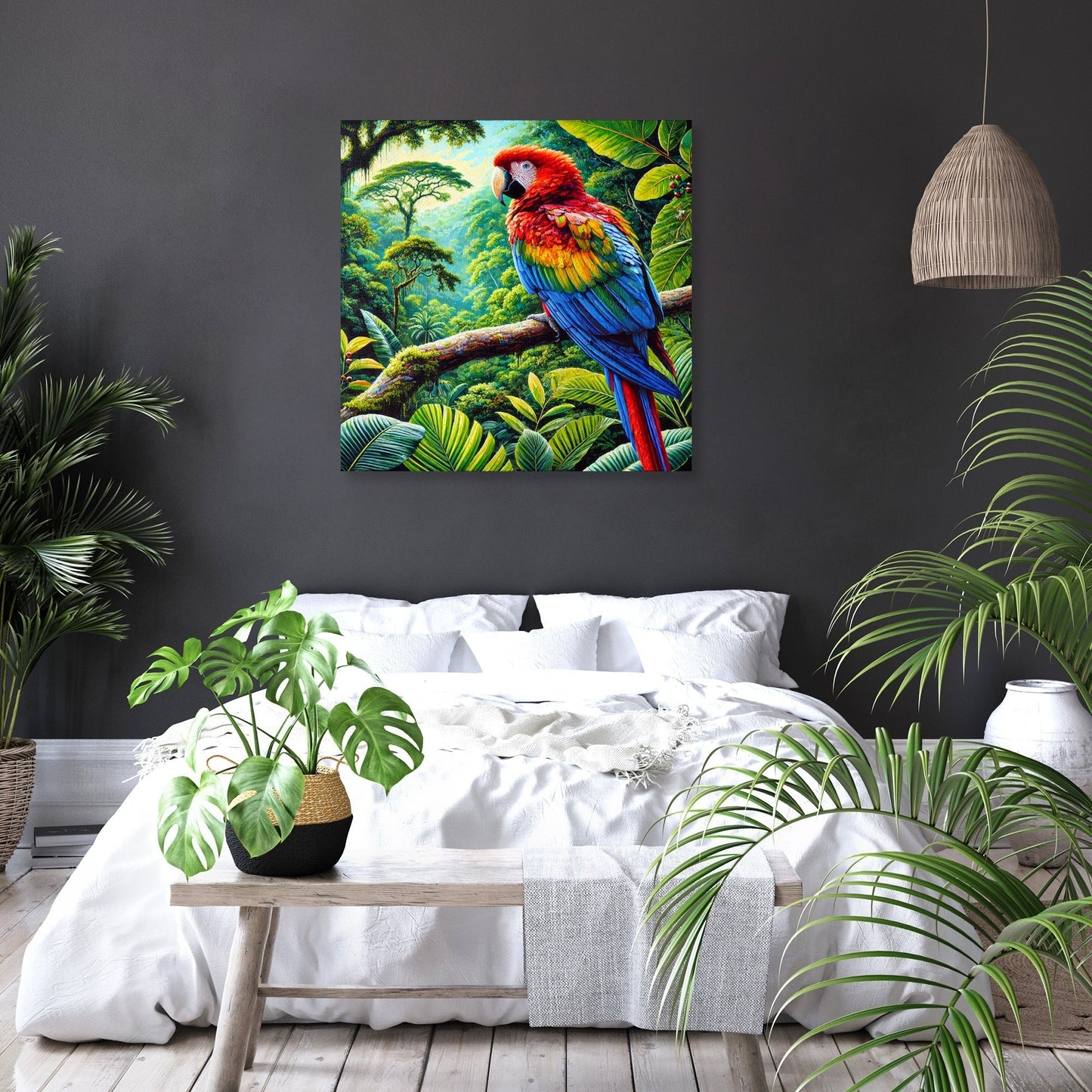 Tropical Vibrance Canvas