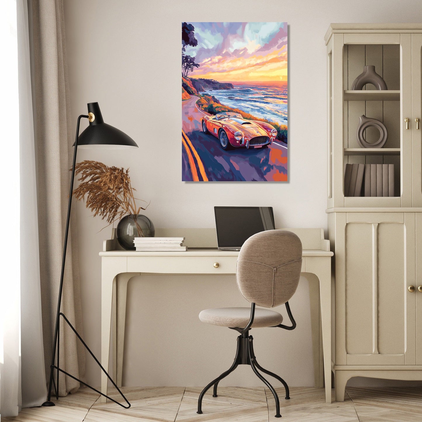 Vintage Sports Car Canvas