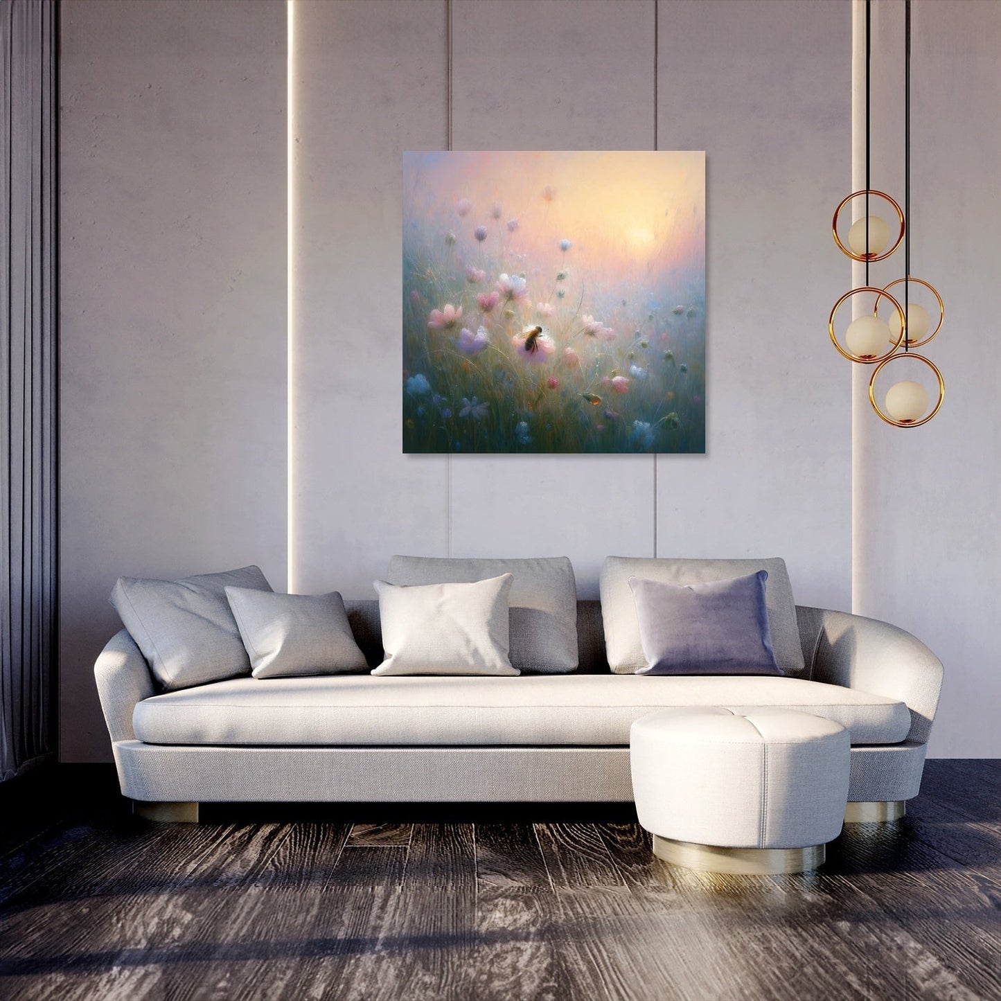 Whispers of the Meadow Bee Canvas