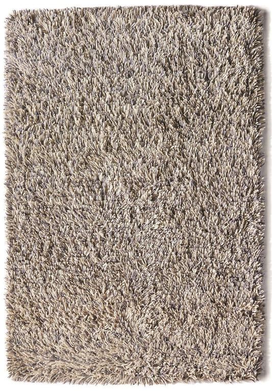 Imperial Mid Grey Mix Shaggy Pile Wool Rug