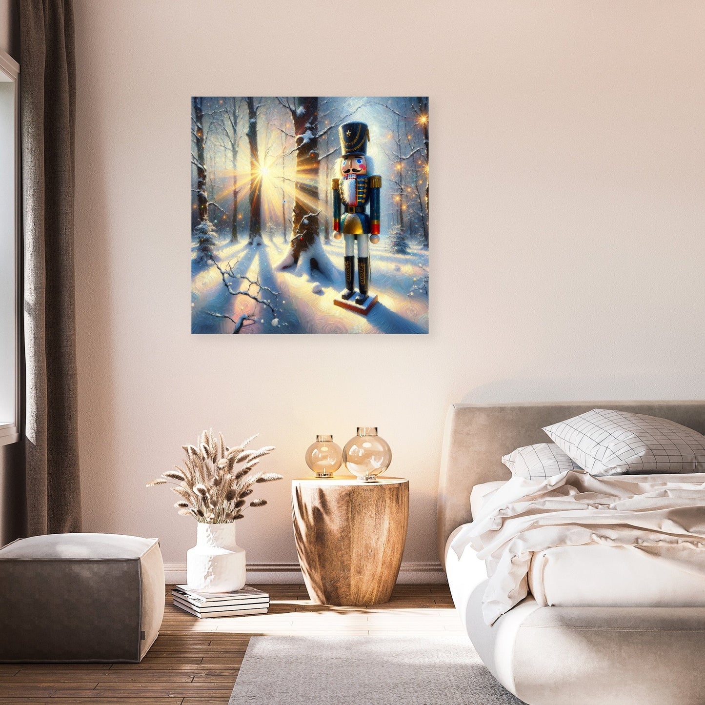 Nutcracker's Snowy Waltz Canvas