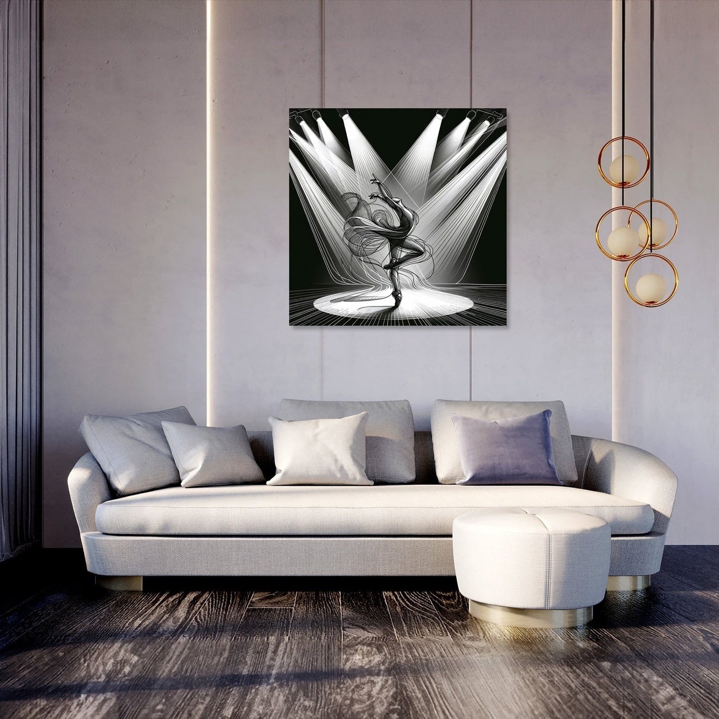 Dance of Shadows Canvas