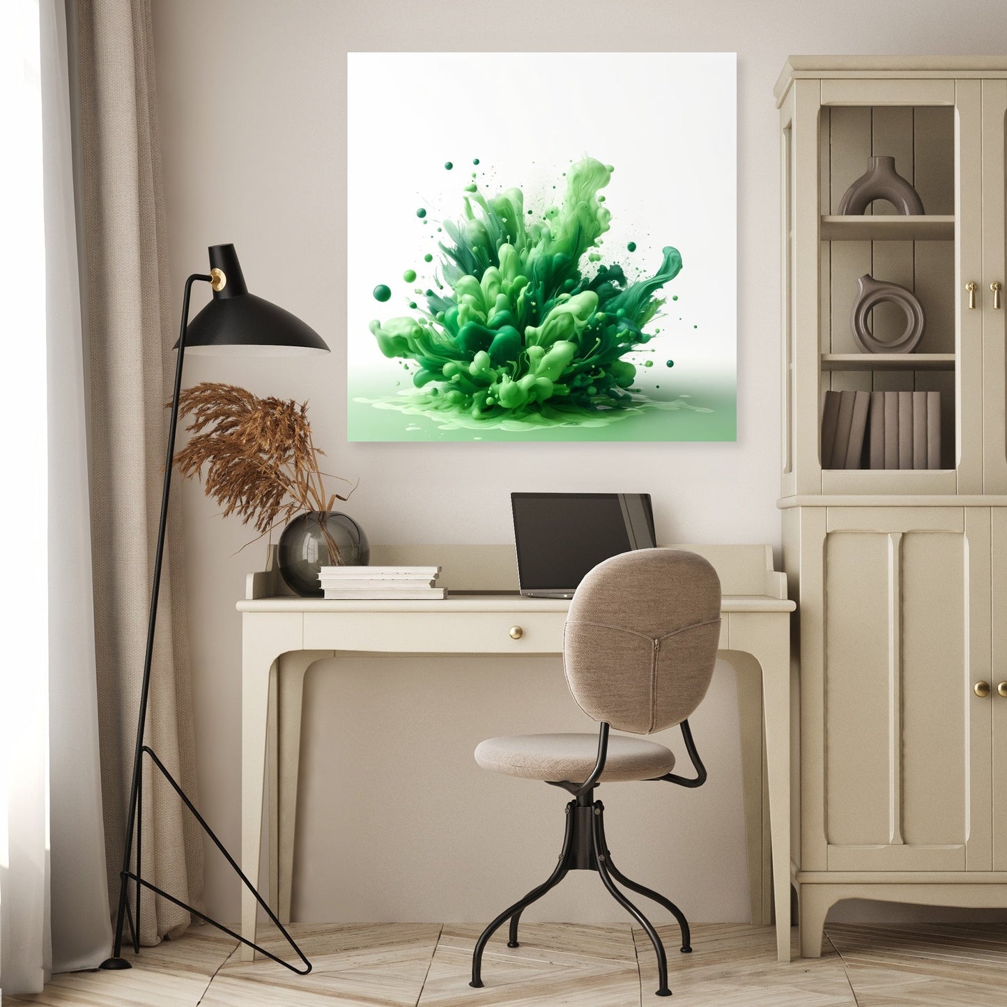 Green Tranquility Canvas
