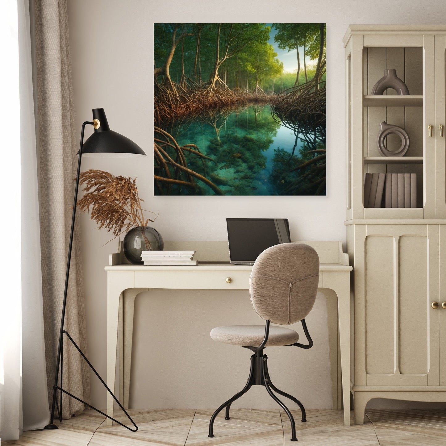 Serene Mangrove Canvas