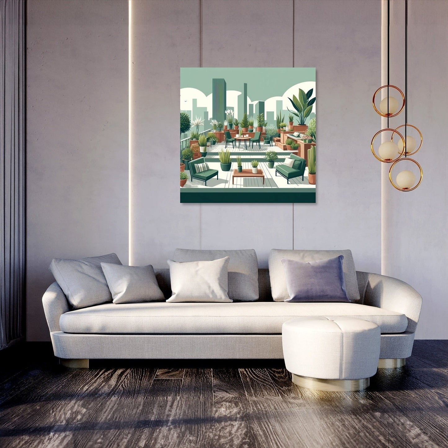 Rooftop Retreat Canvas