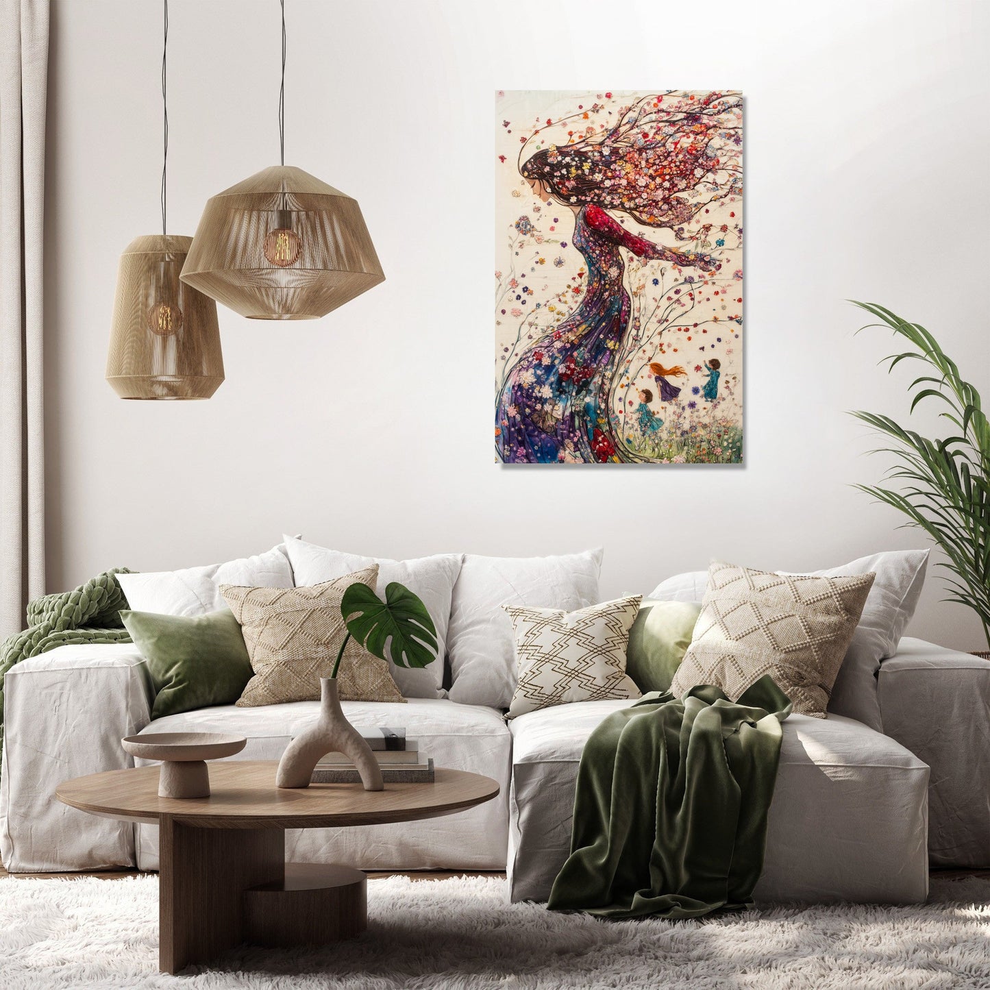 Blossoming Mother Canvas