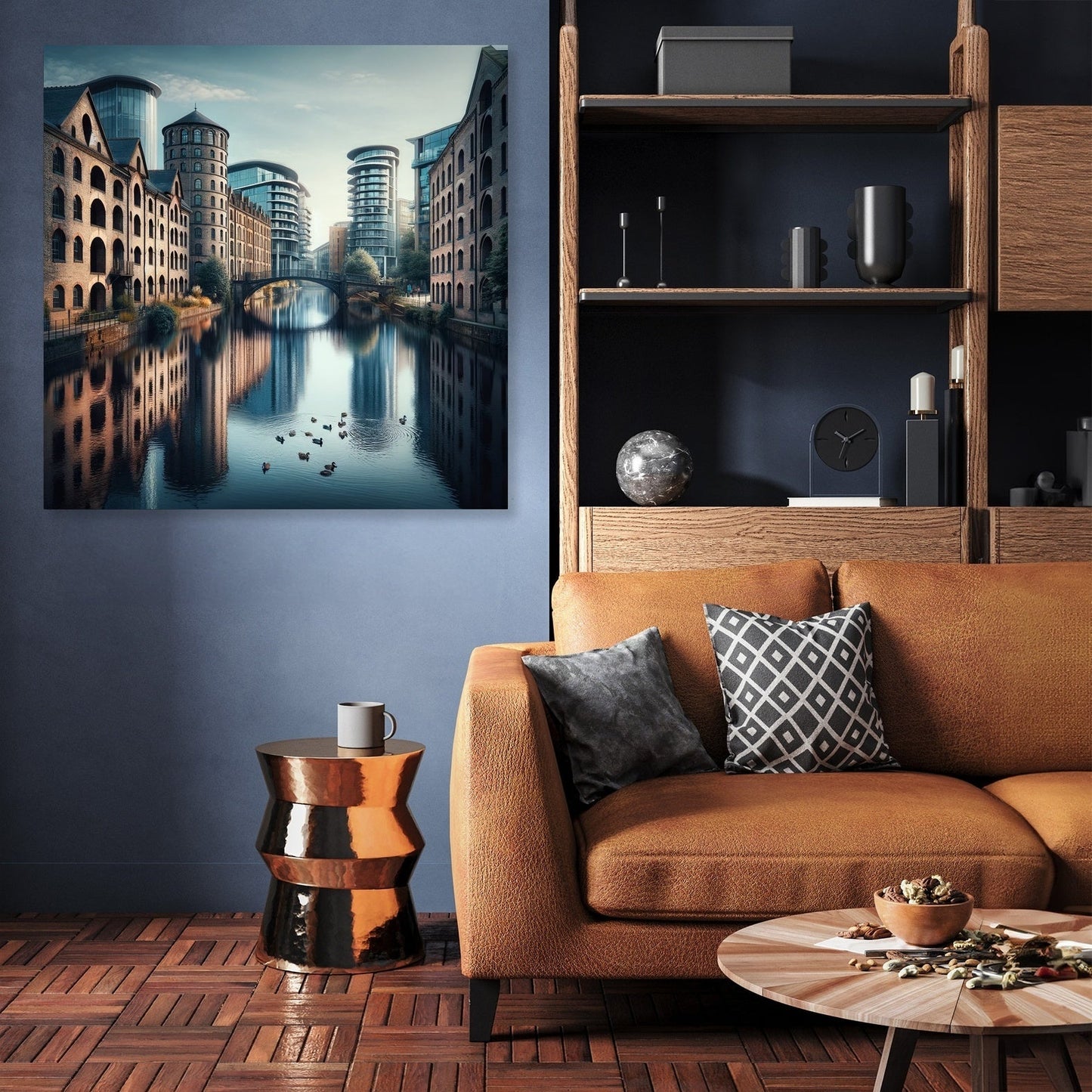 Manchester Castlefield Calm Canvas