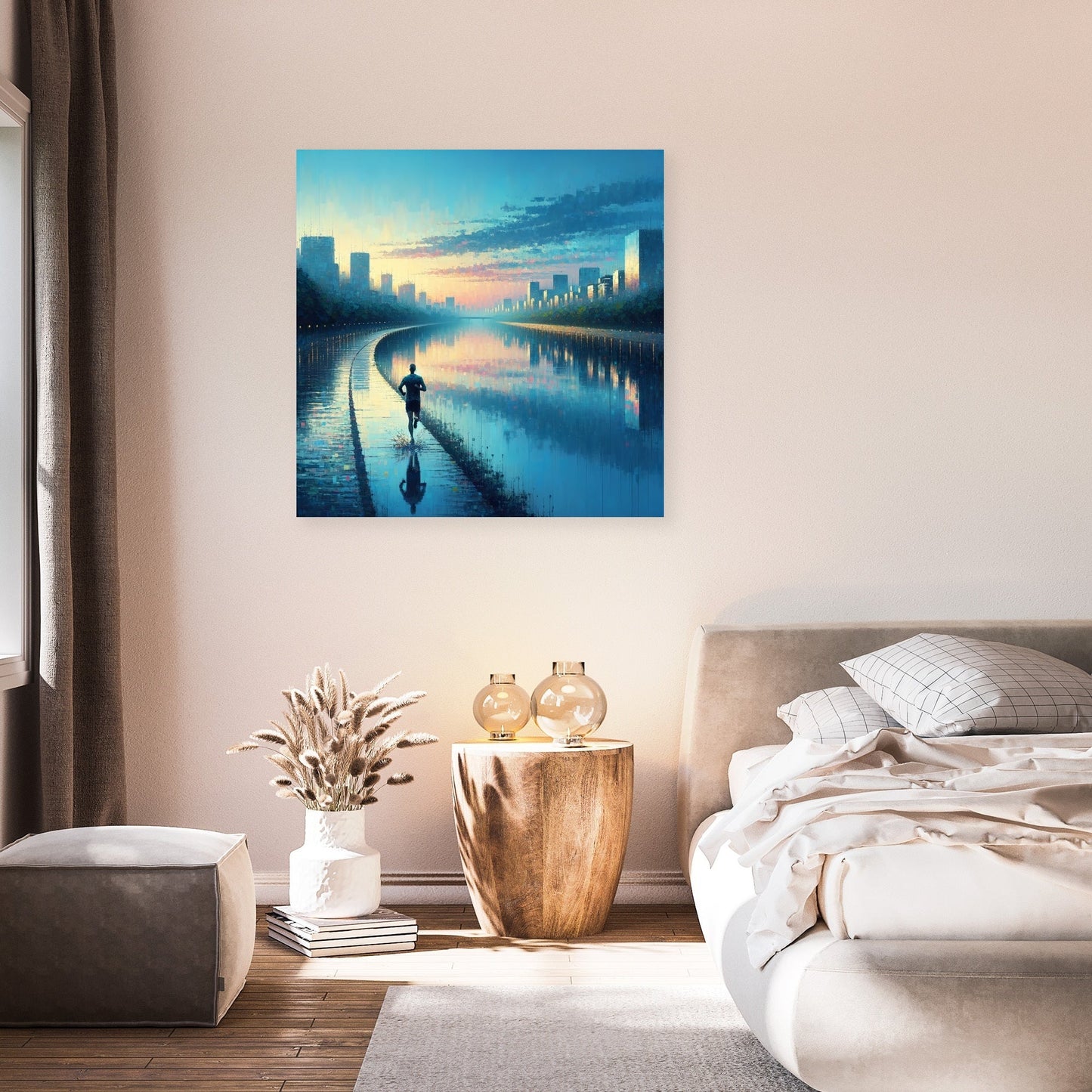 Summer Dawn Jog Serenity Canvas