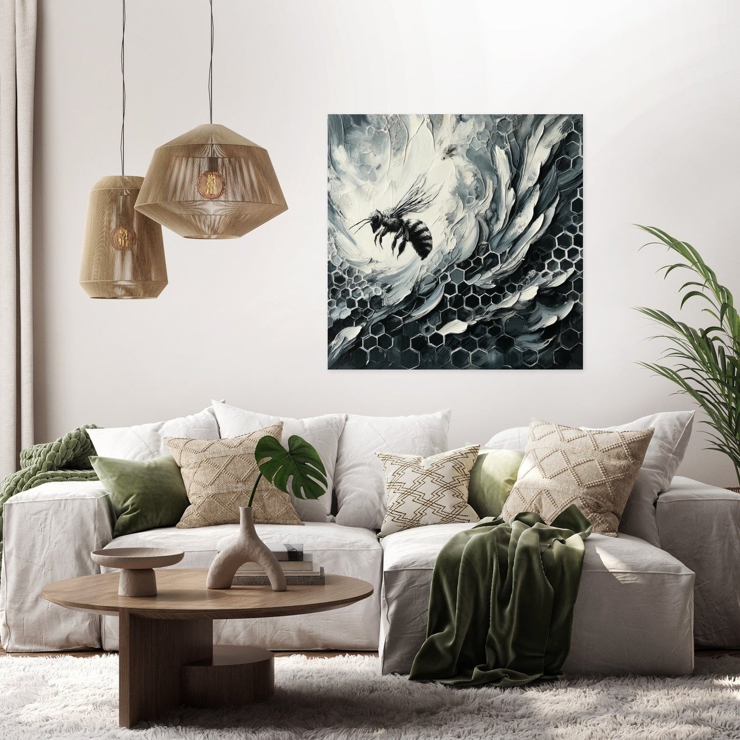 Essence of Hive Bee Canvas