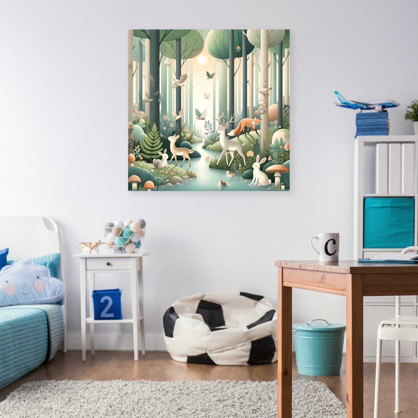 Whimsical Forest Canvas