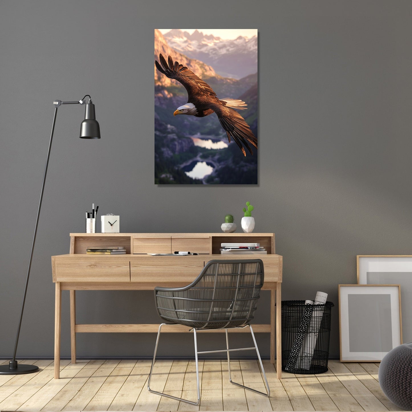 Majestic Eagle Dawn Canvas