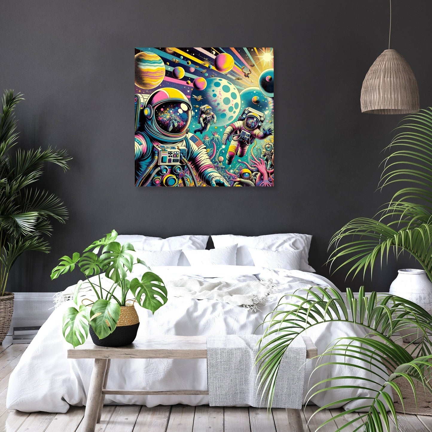 Cosmic Pop Odyssey Canvas