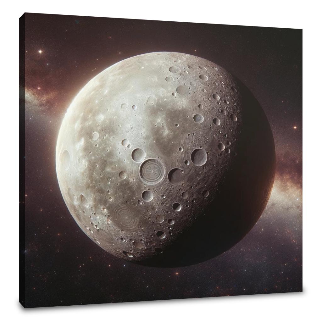 Ganymede's Magnetic Mystery Canvas