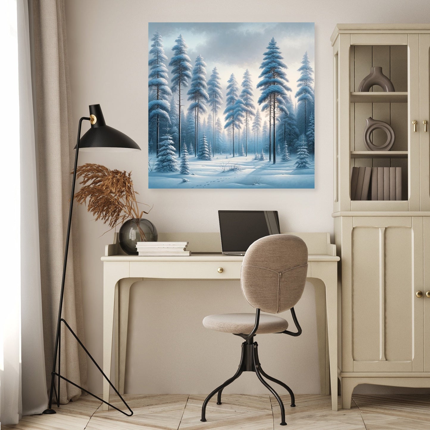 Winter's Silent Beauty Canvas