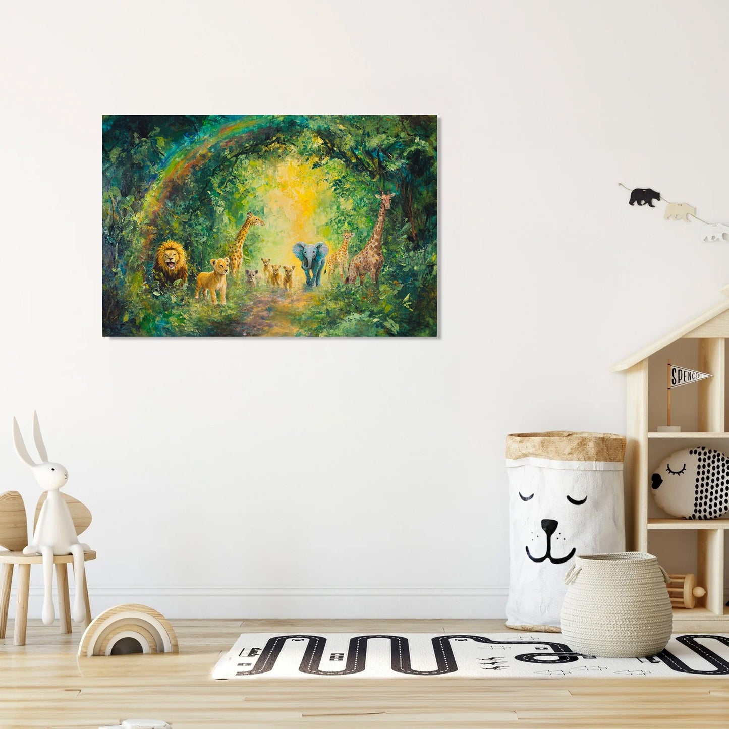 Jungle Playtime Canvas