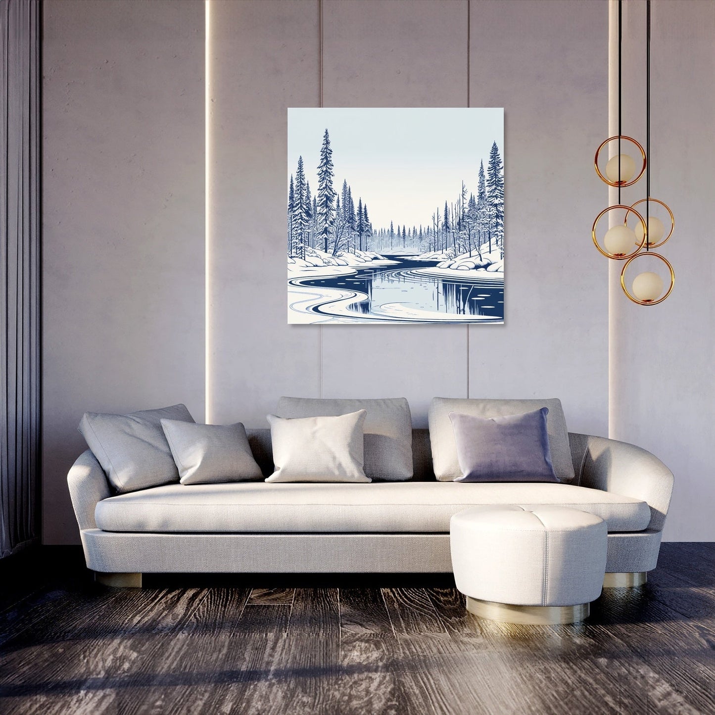 Lapland Winter Serenity Canvas