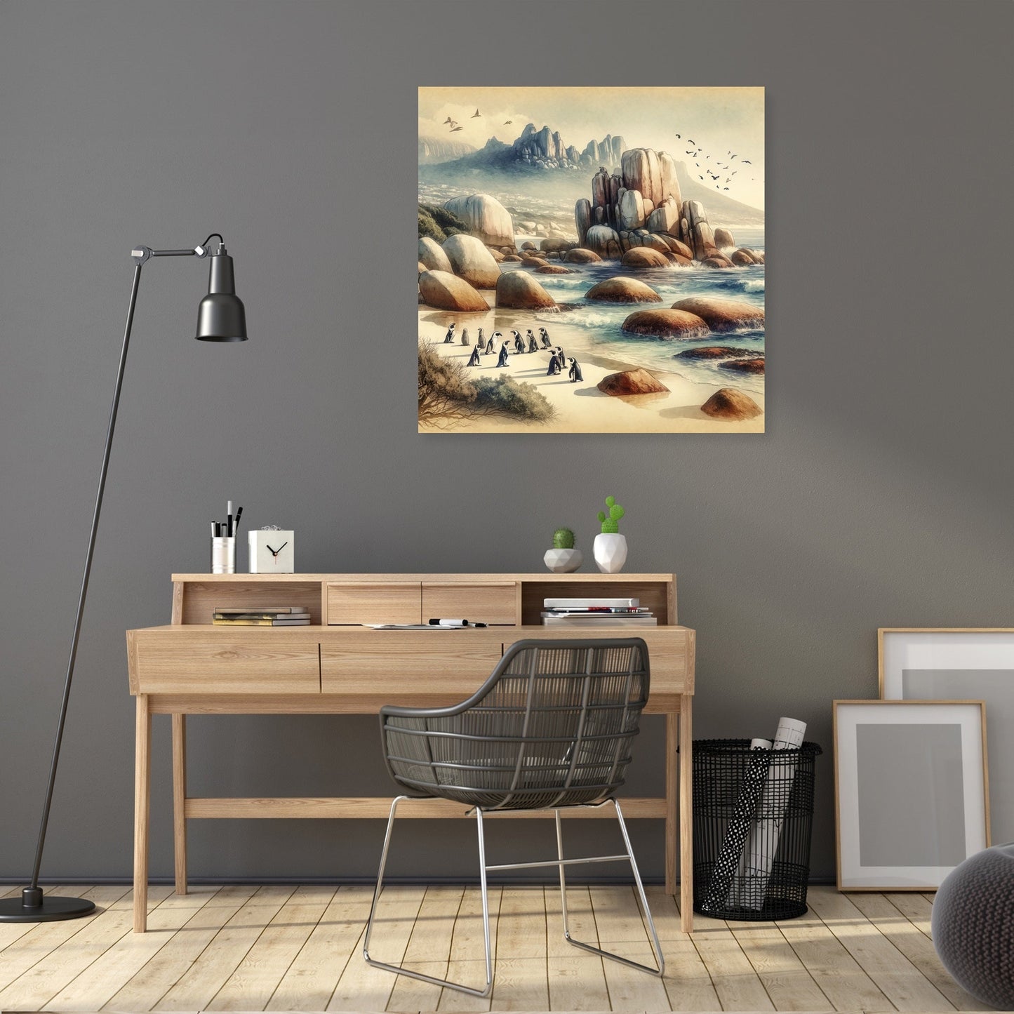 Boulders Beach Penguins Canvas