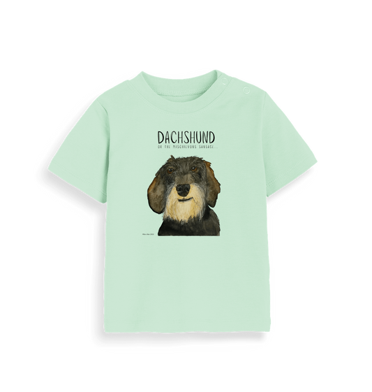 Wire HairedDachshund Baby Tee – Small But Mighty!