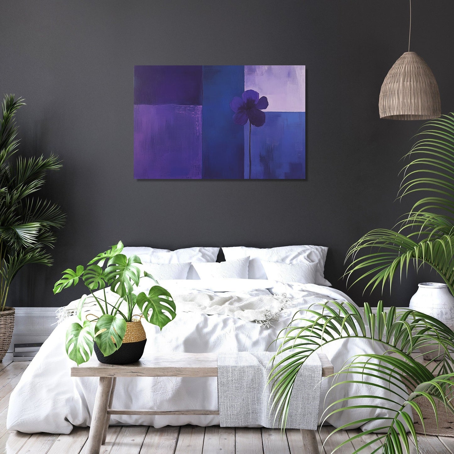 Melancholic Violet Canvas