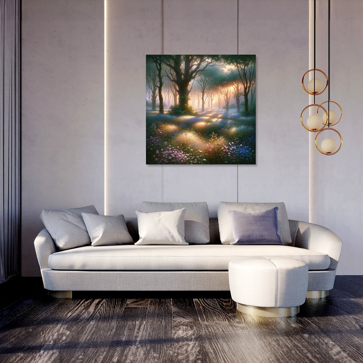 Dawn's Tranquil Glade Canvas